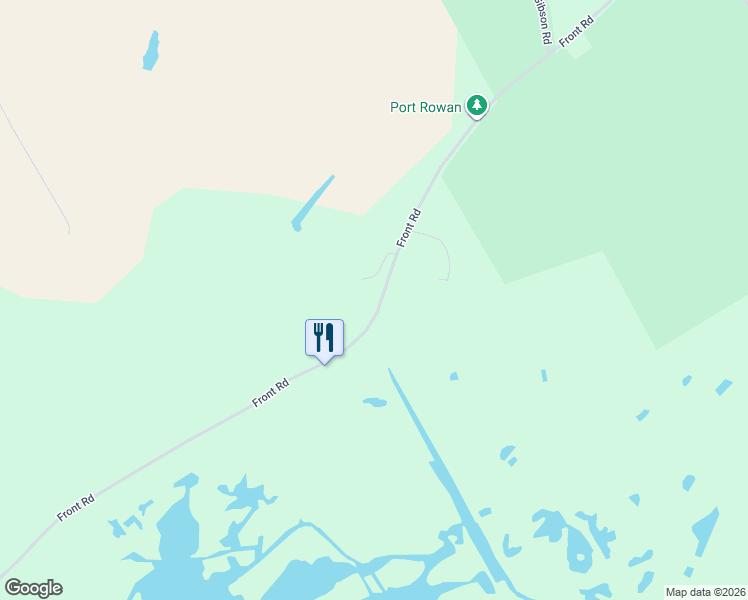 map of restaurants, bars, coffee shops, grocery stores, and more near 1709 Front Road in Norfolk