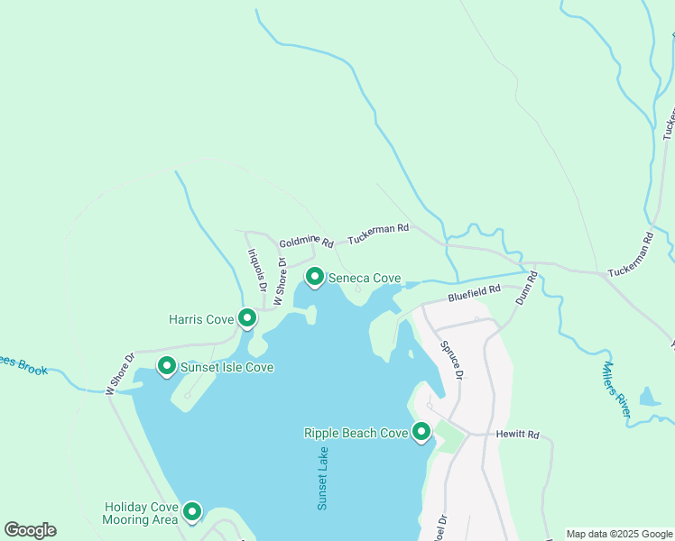 map of restaurants, bars, coffee shops, grocery stores, and more near 6 Indian Point Drive in Ashburnham