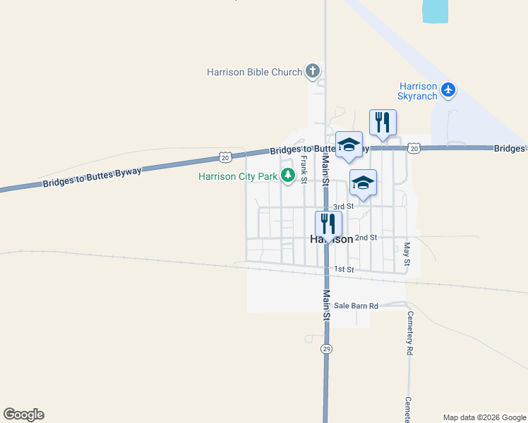 map of restaurants, bars, coffee shops, grocery stores, and more near 292 Thorn Avenue in Harrison