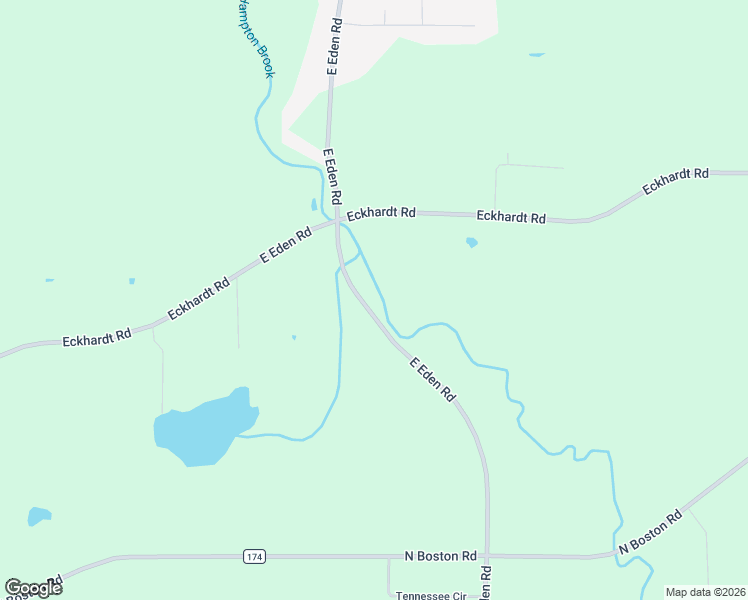 map of restaurants, bars, coffee shops, grocery stores, and more near 7286 East Eden Road in Eden