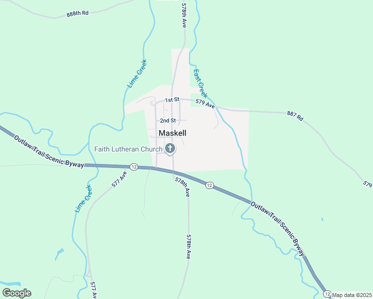 map of restaurants, bars, coffee shops, grocery stores, and more near in Maskell