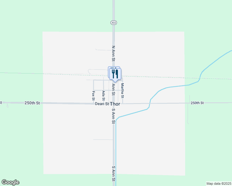 map of restaurants, bars, coffee shops, grocery stores, and more near in Thor