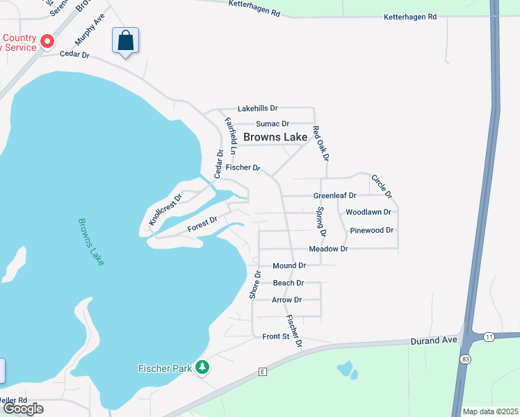 map of restaurants, bars, coffee shops, grocery stores, and more near 2800 Fischer Drive in Burlington