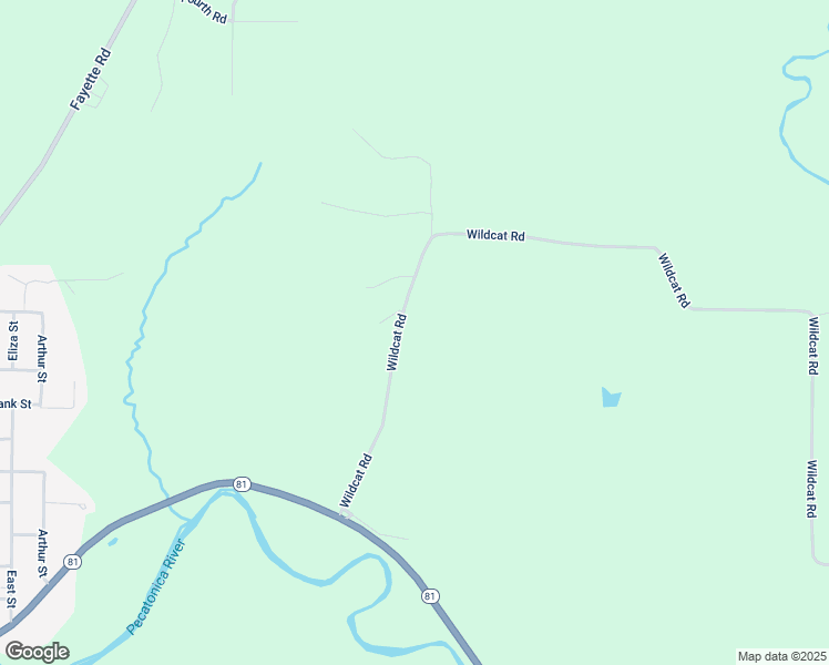 map of restaurants, bars, coffee shops, grocery stores, and more near 14059 Wildcat Road in Darlington