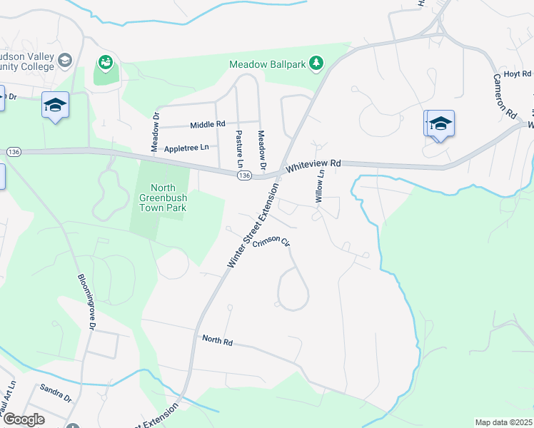 map of restaurants, bars, coffee shops, grocery stores, and more near 281 Winter Street Extension in Wynantskill