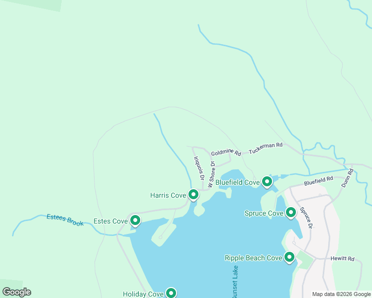 map of restaurants, bars, coffee shops, grocery stores, and more near 95 Goldmine Road in Ashburnham