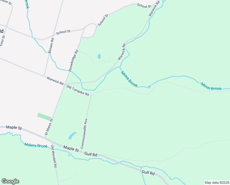 map of restaurants, bars, coffee shops, grocery stores, and more near 70 Old Turnpike Road in Northfield
