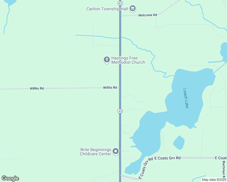 map of restaurants, bars, coffee shops, grocery stores, and more near 49 Willitts Road in Hastings