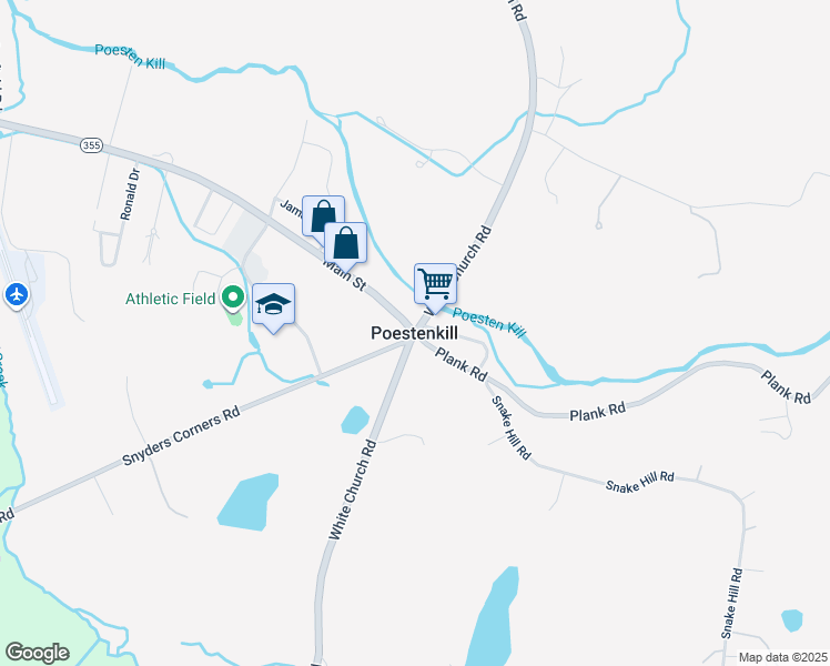 map of restaurants, bars, coffee shops, grocery stores, and more near in Poestenkill