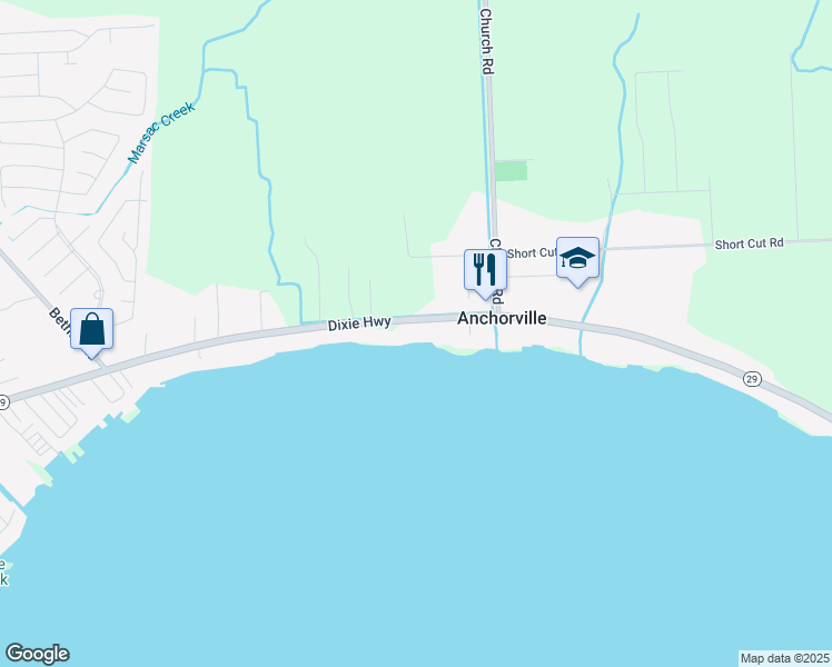 map of restaurants, bars, coffee shops, grocery stores, and more near 9911 Dixie Highway in St. Clair County