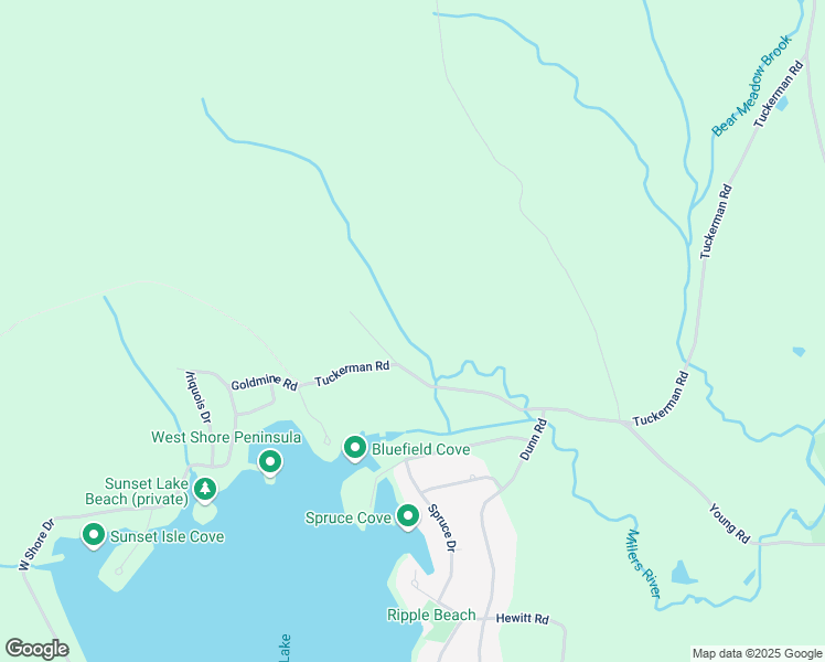 map of restaurants, bars, coffee shops, grocery stores, and more near 12 Daniel's Lane in Ashburnham