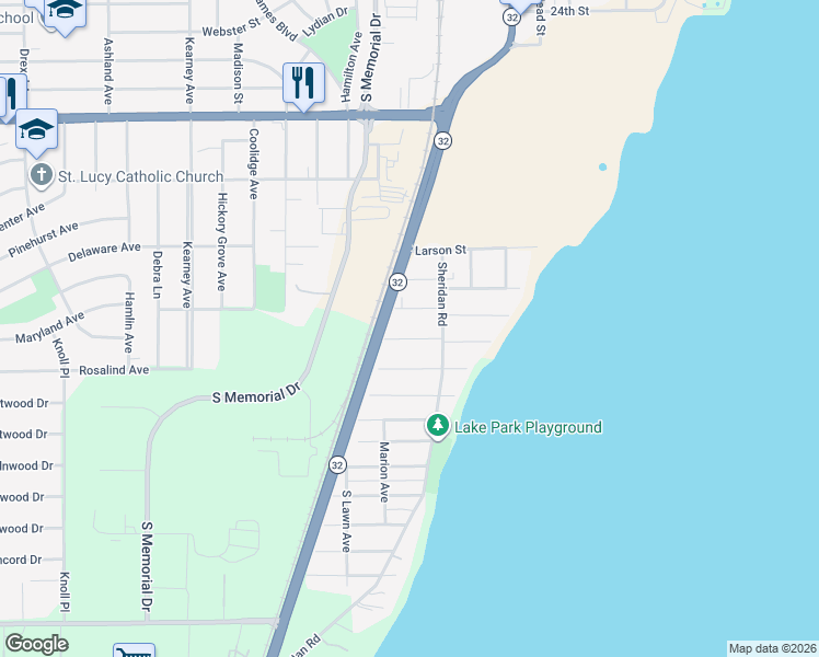 map of restaurants, bars, coffee shops, grocery stores, and more near 1504 Maryland Avenue in Mount Pleasant