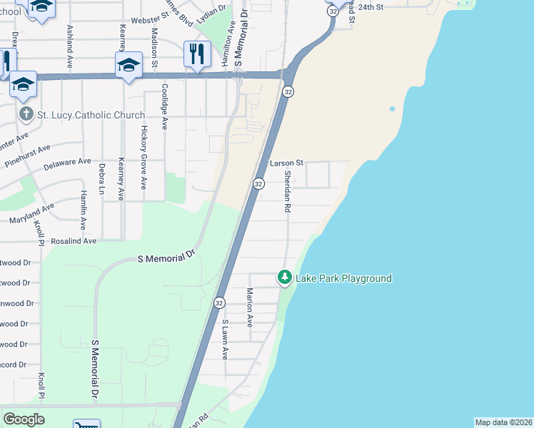 map of restaurants, bars, coffee shops, grocery stores, and more near 1504 Maryland Avenue in Mount Pleasant