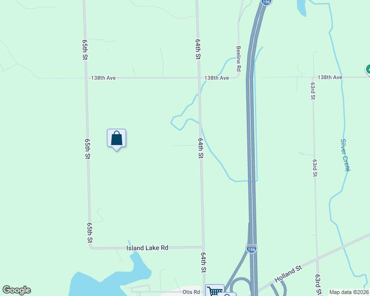 map of restaurants, bars, coffee shops, grocery stores, and more near 3736 64th Street in Holland
