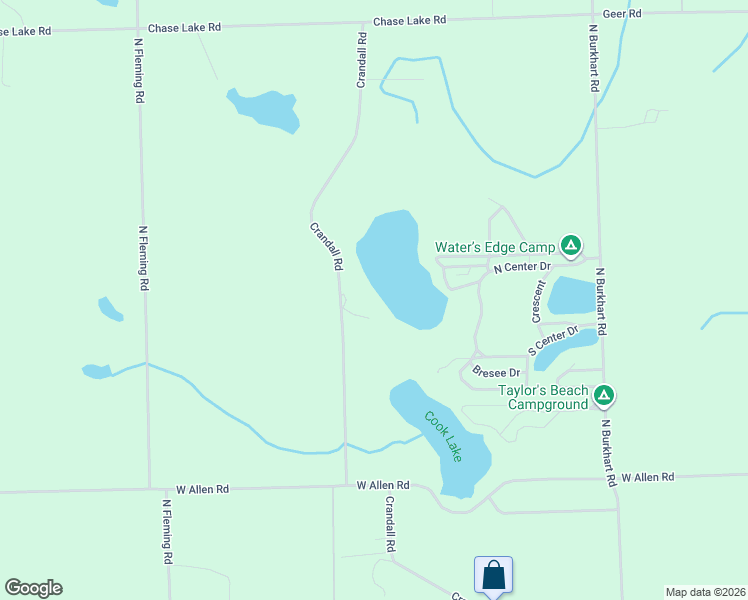map of restaurants, bars, coffee shops, grocery stores, and more near 6386 Crandall Road in Howell