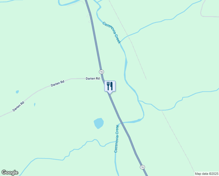 map of restaurants, bars, coffee shops, grocery stores, and more near 7061 Olean Road in South Wales