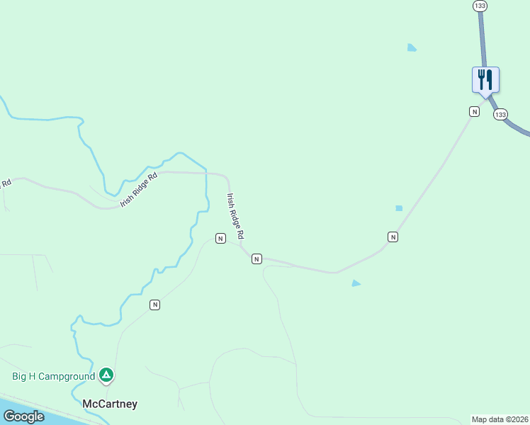 map of restaurants, bars, coffee shops, grocery stores, and more near 8620 Irish Ridge Road in Cassville