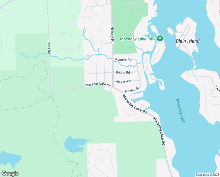 map of restaurants, bars, coffee shops, grocery stores, and more near 7795 Maceday Lake Road in Waterford Township