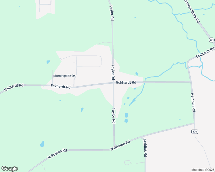 map of restaurants, bars, coffee shops, grocery stores, and more near 7132 Taylor Road in Hamburg