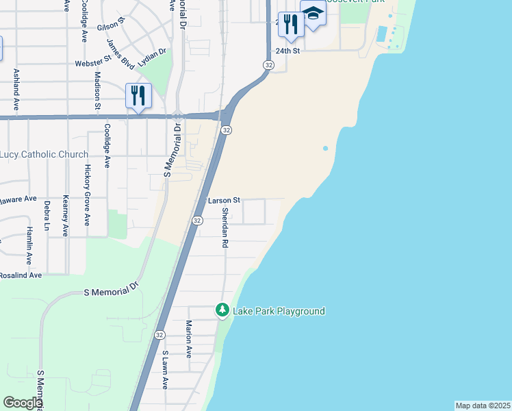 map of restaurants, bars, coffee shops, grocery stores, and more near in Mount Pleasant