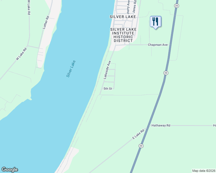 map of restaurants, bars, coffee shops, grocery stores, and more near 6983 5th Street in Perry