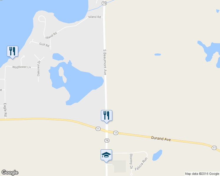 map of restaurants, bars, coffee shops, grocery stores, and more near 3321 South Beaumont Avenue in Kansasville