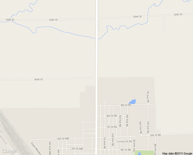 map of restaurants, bars, coffee shops, grocery stores, and more near 4501 Palace Road in Oelwein