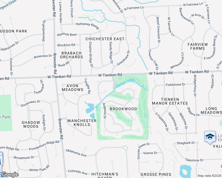 map of restaurants, bars, coffee shops, grocery stores, and more near 784 Augusta Court in Rochester Hills