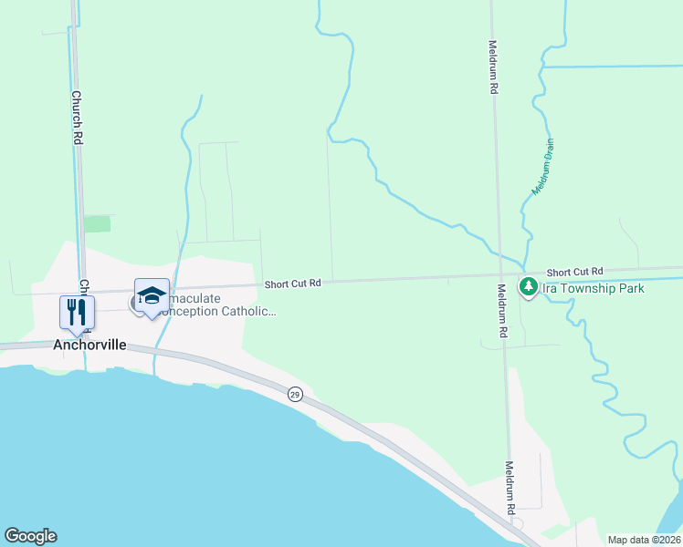 map of restaurants, bars, coffee shops, grocery stores, and more near 9200 Short Cut Road in St. Clair County