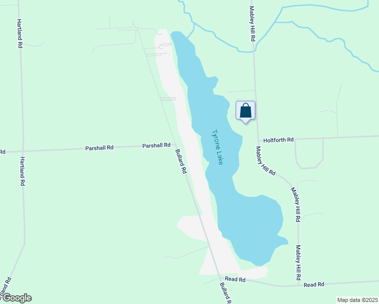 map of restaurants, bars, coffee shops, grocery stores, and more near 5944 Bullard Road in Fenton