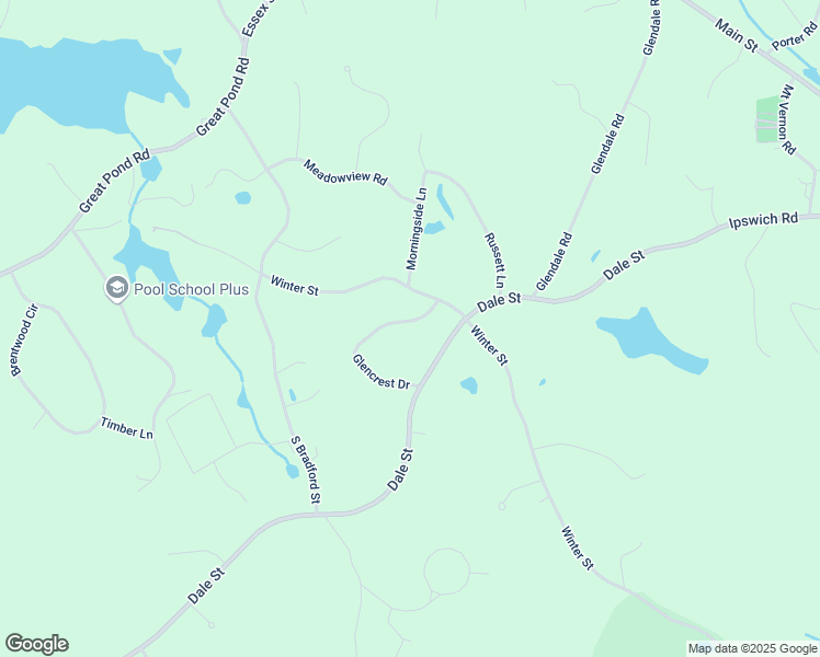 map of restaurants, bars, coffee shops, grocery stores, and more near 305 Winter Street in North Andover