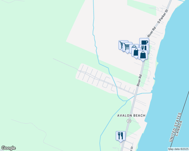 map of restaurants, bars, coffee shops, grocery stores, and more near 879 Birch Street in Township of Cottrellville