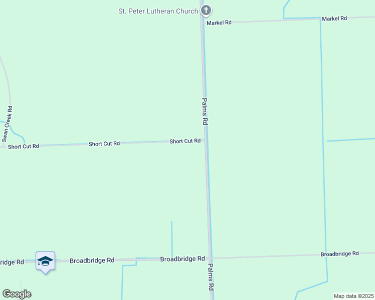 map of restaurants, bars, coffee shops, grocery stores, and more near 7022 Palms Road in St. Clair County