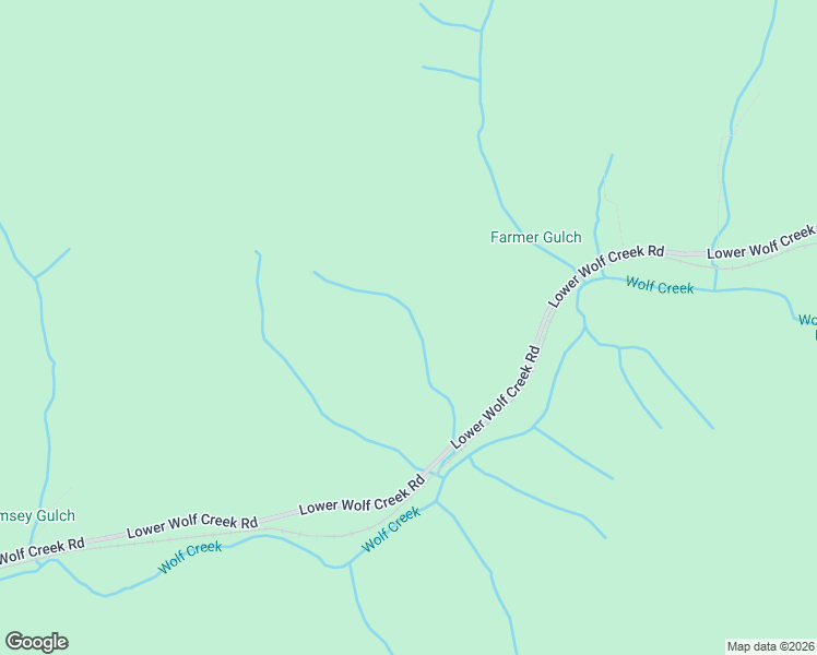 map of restaurants, bars, coffee shops, grocery stores, and more near 1502 Lower Wolf Creek Road in Wolf Creek