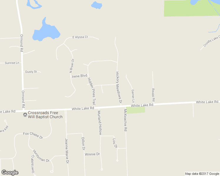 map of restaurants, bars, coffee shops, grocery stores, and more near 5770 Hidden Pines Court in White Lake charter Township