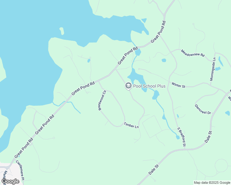 map of restaurants, bars, coffee shops, grocery stores, and more near 61 Brentwood Circle in North Andover