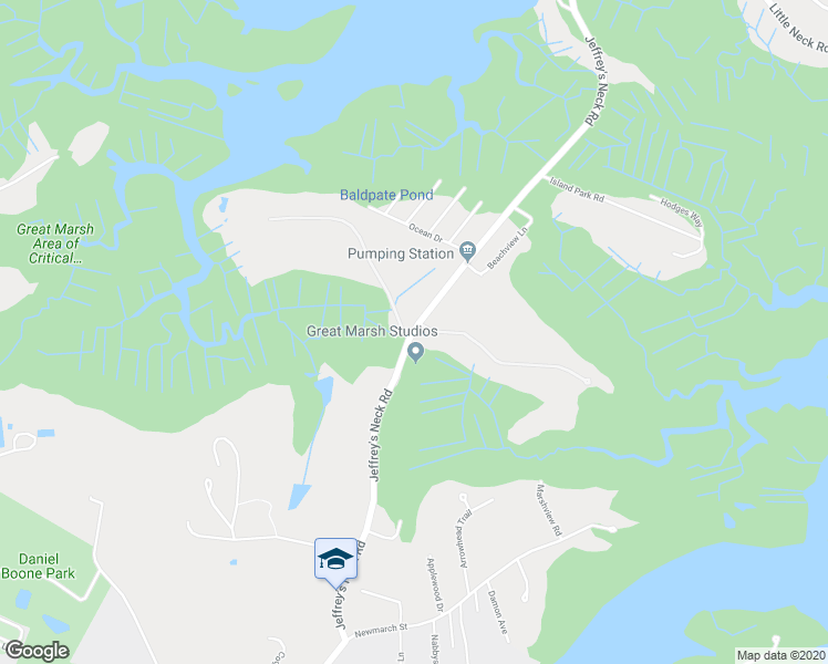 map of restaurants, bars, coffee shops, grocery stores, and more near 49 Jeffrey's Neck Rd in Ipswich
