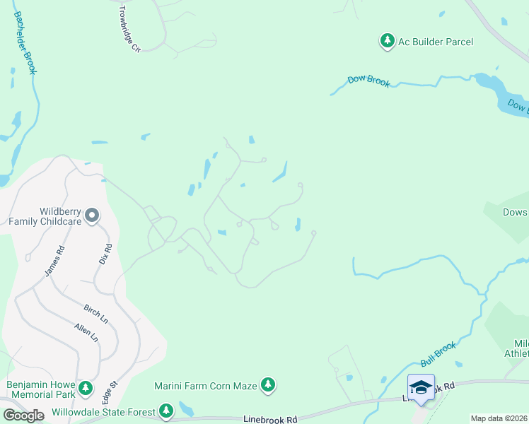 map of restaurants, bars, coffee shops, grocery stores, and more near 10 Hawk Hill Lane in Ipswich