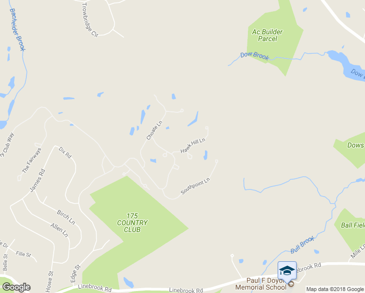 map of restaurants, bars, coffee shops, grocery stores, and more near 10 Hawk Hill Lane in Ipswich
