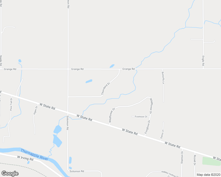 map of restaurants, bars, coffee shops, grocery stores, and more near 4709 Thornbird Drive in Middleville