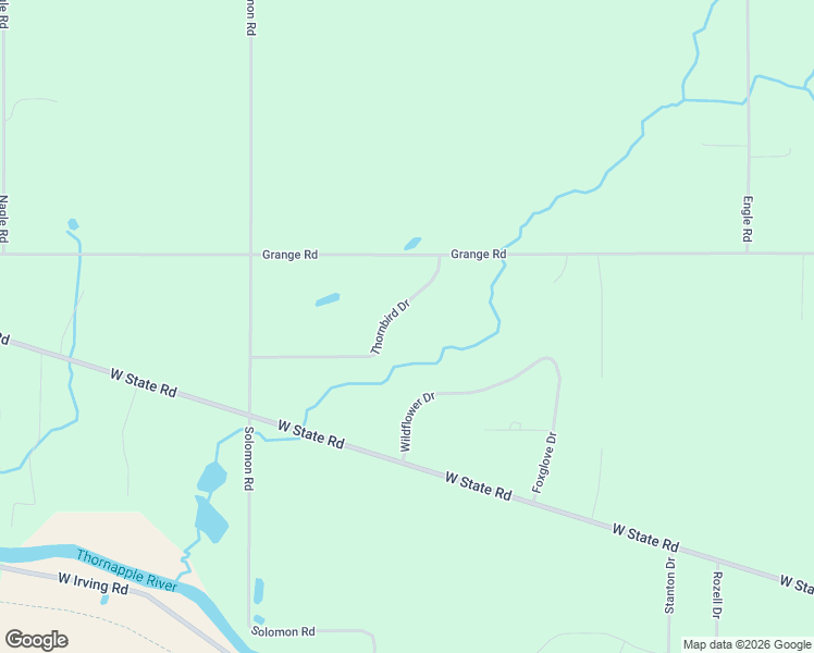map of restaurants, bars, coffee shops, grocery stores, and more near 4709 Thornbird Drive in Middleville