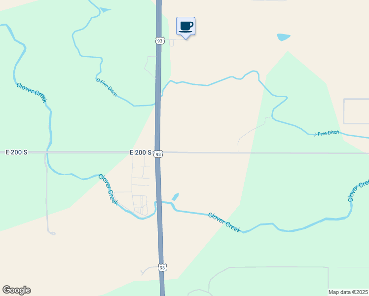 map of restaurants, bars, coffee shops, grocery stores, and more near 412 East 200 South in Jerome