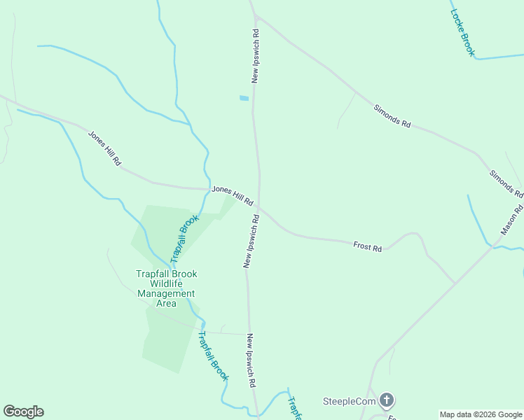 map of restaurants, bars, coffee shops, grocery stores, and more near 700 New Ipswich Road in Ashby