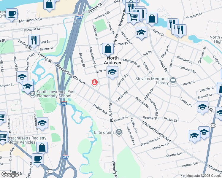 274 Waverly Road, North Andover MA Walk Score