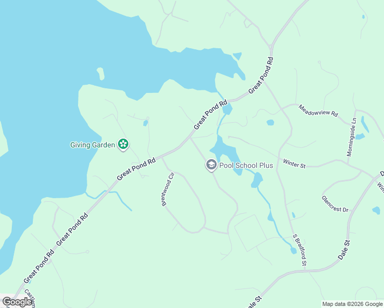 map of restaurants, bars, coffee shops, grocery stores, and more near 3 Bridle Path in North Andover