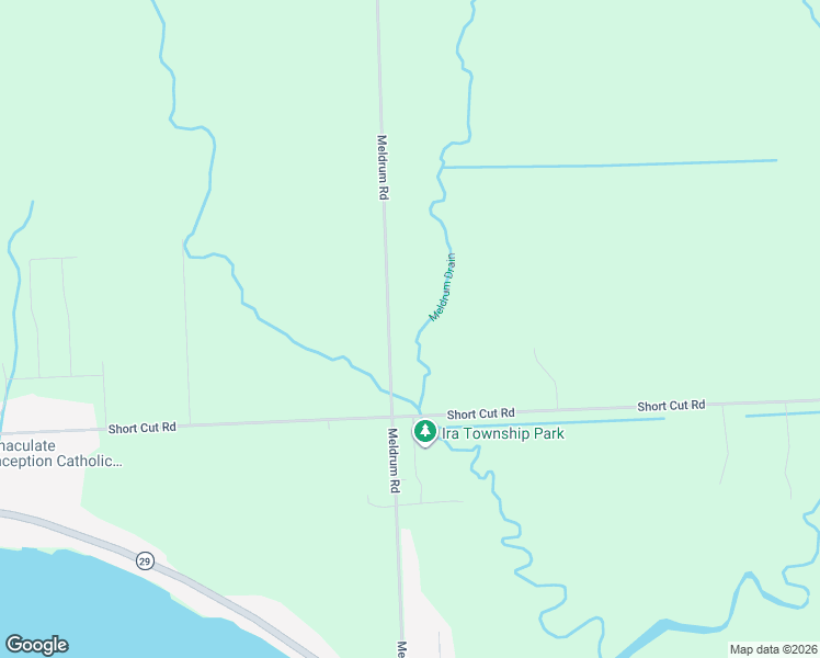 map of restaurants, bars, coffee shops, grocery stores, and more near 6887 Meldrum Road in St. Clair County