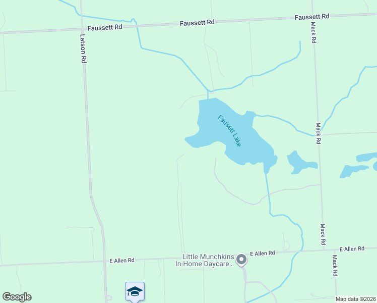 map of restaurants, bars, coffee shops, grocery stores, and more near 4331 East Allen Road in Howell