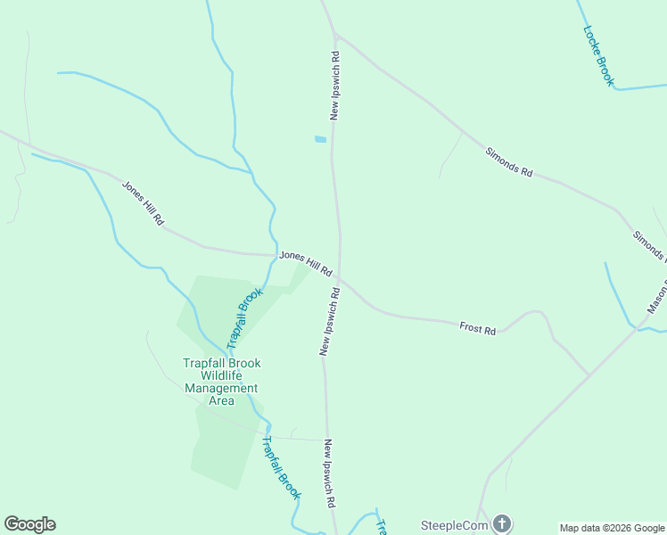 map of restaurants, bars, coffee shops, grocery stores, and more near 700 New Ipswich Road in Ashby