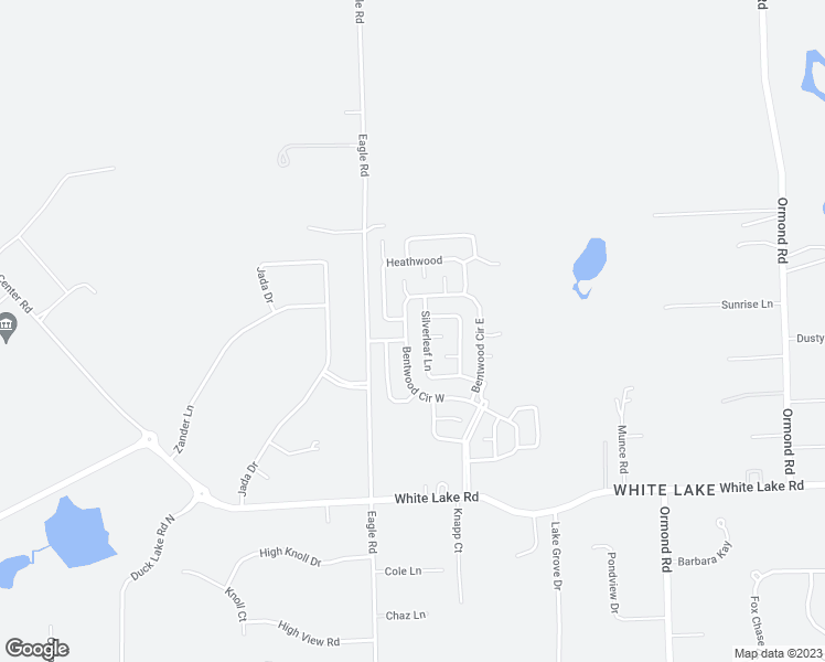 map of restaurants, bars, coffee shops, grocery stores, and more near 3709 Bentwood Circle West in White Lake charter Township