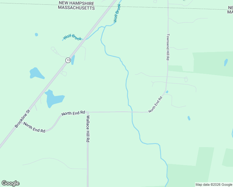 map of restaurants, bars, coffee shops, grocery stores, and more near 98 North End Road in Townsend